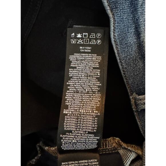 7 for all mankind The High Waist Ankle Skinny Two-Toned Jeans Size 32 - Picture 10 of 13